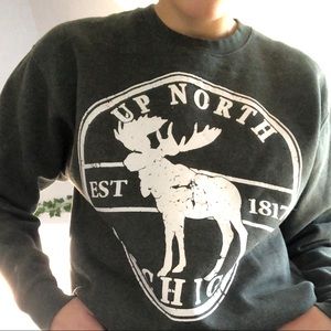 Green “Up North Michigan” Sweatshirt